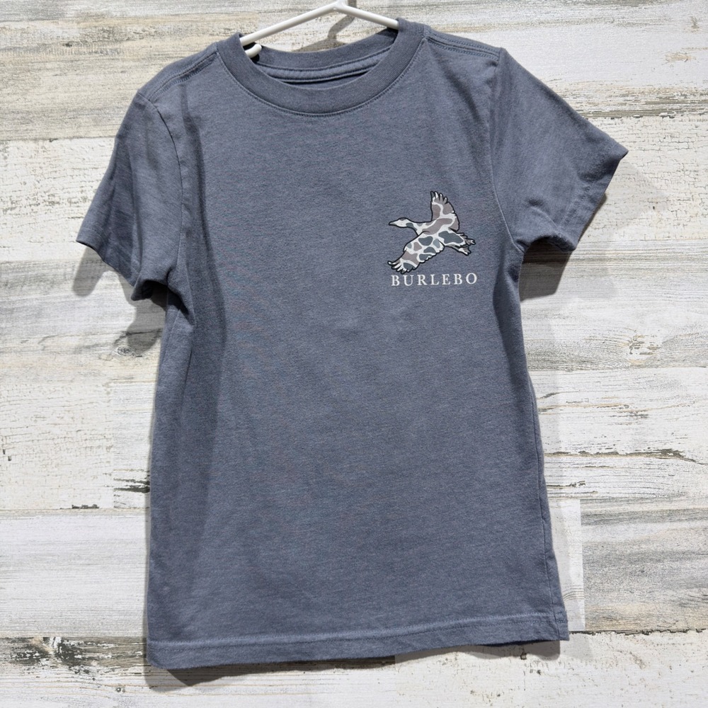 Burlebo Graphic T-Shirt Boys XS Gray Field Companion Lab Hunting GUC*